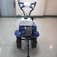 Motoculteur rotatif miniature MeiQi 168 avec boîte à outils, prix abordable, machine agricole d'occasion + cultivateurs