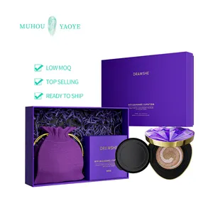 Vente chaude diamant violet 3in1 couleur BB crème imperméable à l'eau marque personnalisée contrôle de l'huile minéral fond de teint lisse poudre usine OEM