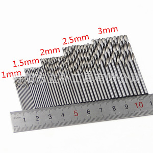 Mr Drill Metric Jobbers Length Drill Bits 1mm-3mm Hex Shank Bright Uncoated For Nonferrous Metals - Product Image 3