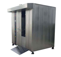 Horno Rotatorio Eléctrico de 32 Bandejas, a Gas o Diésel, con Quemador Premium de 380V, Ideal para Pastelerías de Alta Gama, Apto para Todo Tipo de Panadería