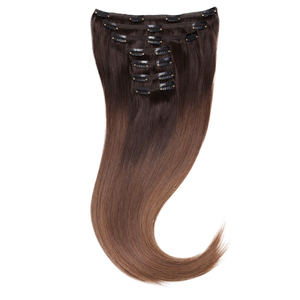 Extensions de cheveux humains 100% Remy longues et lisses, invisibles, sans couture, à clipser, couleur personnalisée OEM, vente en gros, prêtes à être expédiées, queue de cheval naturelle - Product Image 5