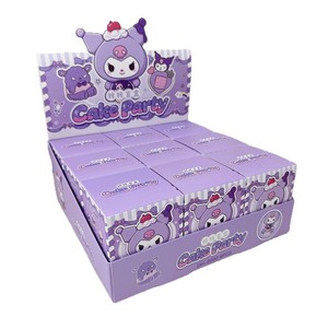 Figurine en résine Kuromi Spinning Blind Box - Décoration de bureau mignonne et tendance, jouet surprise - Product Image 5