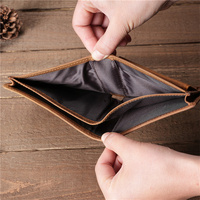 YAMO dompet kulit pria, bermerek kualitas tinggi mewah dompet kustom