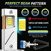 HYNBYZJ H7 H4 H11 phare LED haute puissance 8580 CSP Canbus phare de voiture H8 H9 9005 HB3 9006 HB4 9012 HIR2 lampe 6000K Auto lumières
