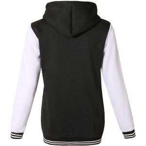 Foxa แจ็คเก็ตสตรีเสื้อแขนยาวมีฮู้ด, เสื้อโค้ทกีฬาฤดูใบไม้ร่วงลำลอง - Product Image 6