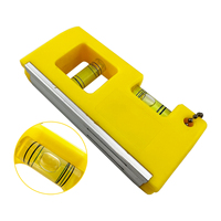 Mini niveau à bulle de poche avec porte-clés, niveau torpille portable à deux bulles pour la mesure en construction