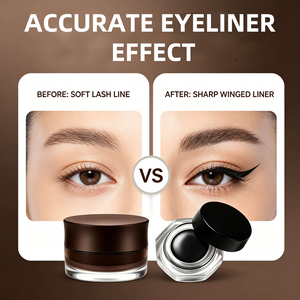 Eyeliner <span class=keywords><strong>Gel</strong></span> Multicolore <span class=keywords><strong>en</strong></span> <span class=keywords><strong>Pot</strong></span>, Crème Waterproof Lisse pour les Yeux, Longue Tenue, Facile à Estomper pour le Maquillage Quotidien, Marque Privée Personnalisée - Product Image 2