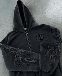 Sweat à capuche unisexe avec poche kangourou, éponge française, survêtement Streetwear à coupe carrée - Product Image 3