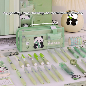 Custodie per matite all'ingrosso che possono contenere matite 100 possono essere personalizzate per modellare gli studenti borse speciali da cancelleria con cerniera - Product Image 3