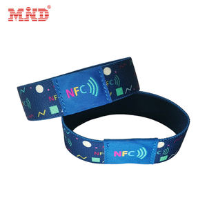 การควบคุมการเข้าถึง NFC กีฬาเหตุการณ์ตั๋วทอสายรัดข้อมือยืดหยุ่นธุรกิจวีไอพีวงยืด - Product Image 1
