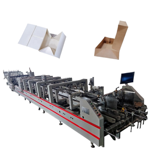 Máquina Plegadora y Encoladora Automática de Cajas de 4/6 Esquinas CQT-1300 con Pegamento Frío Soluble en Agua de Alta Velocidad 300m/min para Embalaje de Cajas de Madera - Product Image 1