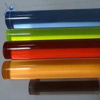 Tige en acrylique transparente de 30 mm, 32 mm, 35 mm, 40 mm, 45 mm, 50 mm de diamètre, tige en PMMA transparente, bâton en perspex