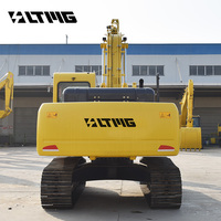 Excavatrice sur chenilles LTMG LTE220 de 20, 22 et 23 tonnes avec moteur Cummins, pelle hydraulique 20t 23t pour l'exploitation minière