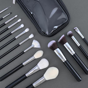 Juego de 15 Brochas de Maquillaje de <span class=keywords><strong>Pelo</strong></span> Sintético Suave para Base, Corrector y Polvo, Estilo Abanico, para Uso Facial - Product Image 4