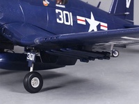 Avion radiocommandé FMS Corsair F4U-4 1400 mm bleu PNP, avion de combat acrobatique avec pilotes détaillés et volets fonctionnels