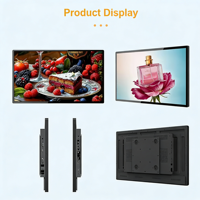 Écran publicitaire Android intérieur de 32 pouces, affichage numérique LCD mural commercial, affichage numérique Full HD pour magasin de détail, ascenseur