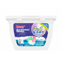 3 in 1 wadah deterjen sekali pakai ramah lingkungan untuk pakaian aroma alami & Pembersih Super