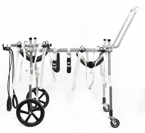 HEDY PW03 – fauteuil roulant <span class=keywords><strong>à</strong></span> 4 roues en alliage d'aluminium pour chien et <span class=keywords><strong>chat</strong></span>, chariot, fauteuil roulant pour pattes avant et arrière et chien et <span class=keywords><strong>chat</strong></span> - Product Image 2