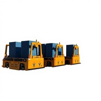 Robot AGV magnétique sans rail sur mesure, robuste, 20 tonnes, pour ligne d'assemblage automatique, véhicule à guidage automatique