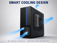 Desktop Bisnis Stabil Set Lengkap Zhaoxin KXU6780A Prosesor 8 Core Casing Kompak 8L Layar 23.8 Inci untuk Proyek Kantor Pendidikan