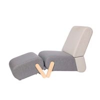 Hot Selling Freizeit Sofa Stuhl mit Fuß stütze Soft Velvet Akzent Stuhl Wohnzimmer Schlafzimmer Schule-Chinese Manufacturer Factory