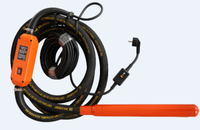 Vibromasseur haute fréquence AC 230V de vente chaude avec inverseur électronique et moteur intérieur dans la tête de poker Vibromasseur à béton interne