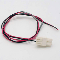 Cable de Conexión de 2 Pines Blanco con Bloqueo, Cable Abierto de un Solo Extremo con Tubo Termocontraíble para Aire Acondicionado y Electrodomésticos