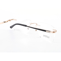 Gafas Ópticas de Negocios Ultraligeras con Montura de Titanio, Estilo Vintage para Hombre y Mujer, Gafas de Lujo para Hombre