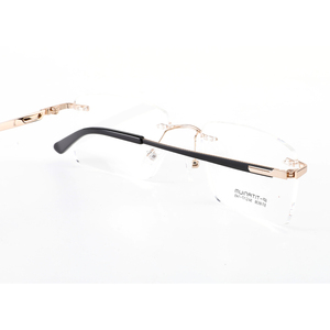 Titan không khung siêu nhẹ kinh doanh kính quang học người đàn ông phụ nữ cổ điển phong cách sang trọng người đàn ông kính - Product Image 4