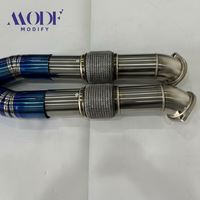 Vente flash pour Nissan GTR R35, tuyaux d'échappement en titane 101 mm, acier inoxydable 89 mm, système d'échappement performant, mise à niveau complète