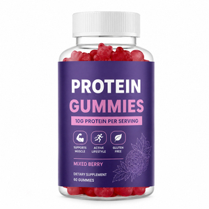 Whey Protein <b>Gummy</b> <b>Candy</b> Mixed Berry Flavour High Protein 10-19g Per Serving No Sugar Soy Free Vegetarian Adult GMO Free Energy - Product Image 1