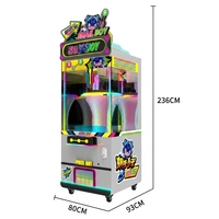 Machine de jeu de pêche à la grue de luxe à monnayeur avec accepteur de billets et fonction de préhension de cadeaux en anglais et en espagnol