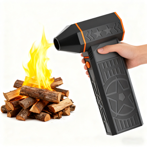 <span class=keywords><strong>Souffleur</strong></span> d'air turbo sans fil alimenté par batterie portable avec moteur sans balais pour un allumage rapide du <span class=keywords><strong>feu</strong></span>, barbecue, allumage <span class=keywords><strong>de</strong></span> <span class=keywords><strong>cheminée</strong></span> - Product Image 1
