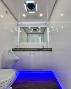 Australian Standard 2 portes 2 stalles Toilettes Remorque de luxe Portable <span class=keywords><strong>Toilette</strong></span> Remorque Salle de bains Remorque - Product Image 5