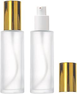 Cosmetic Packaging 20ml 30ml 40ml <b>50ml</b> 60ml 80ml 100ml 120ml Empty Frosted Glass Spray Lotion <b>Bottle</b> with Pump - Product Image 1