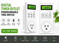 Temporizador Digital Programable Diario de 24 Horas, Mini, Ecológico, Antiinflamable, 15A 110V, Gran Venta 2026