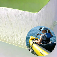 Tissu PVC double paroi TIANJIN avec technologie Drop Stitch, enduit et étanche, pour la production de kayaks gonflables sur mesure