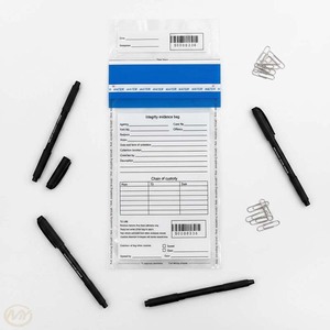 Sac <span class=keywords><strong>de</strong></span> preuve inviolable en PE avec impression en héliogravure, formulaires <span class=keywords><strong>de</strong></span> chaîne <span class=keywords><strong>de</strong></span> garde pour la sécurité forense et les soins personnels, personnalisable - Product Image 1