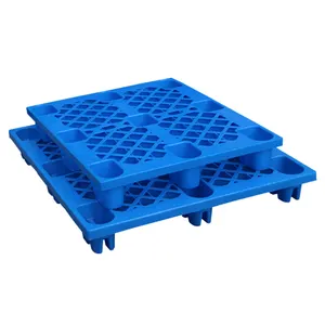 Logo khách hàng thân thiện với môi ánh sáng HDPE nhựa hiển thị Pallet đơn phải đối mặt với Euro Pallet với các tính năng tùy chỉnh Nhà cung cấp đáng tin cậy