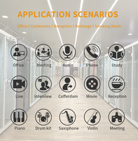 Usine Vente Amovible Amovible Insonorisé Bureau Pod Intérieur Mobile Moderne Cabine Insonorisée Travaillant Seule Personne Silencieux Pod