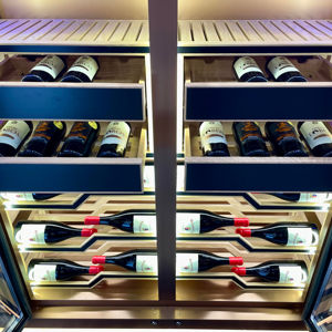 Gabinete <span class=keywords><strong>de</strong></span> vino <span class=keywords><strong>de</strong></span> temperatura constante <span class=keywords><strong>de</strong></span> acero inoxidable personalizable (para exhibición <span class=keywords><strong>de</strong></span> vino) adecuado para restaurantes y clubes - Product Image 5