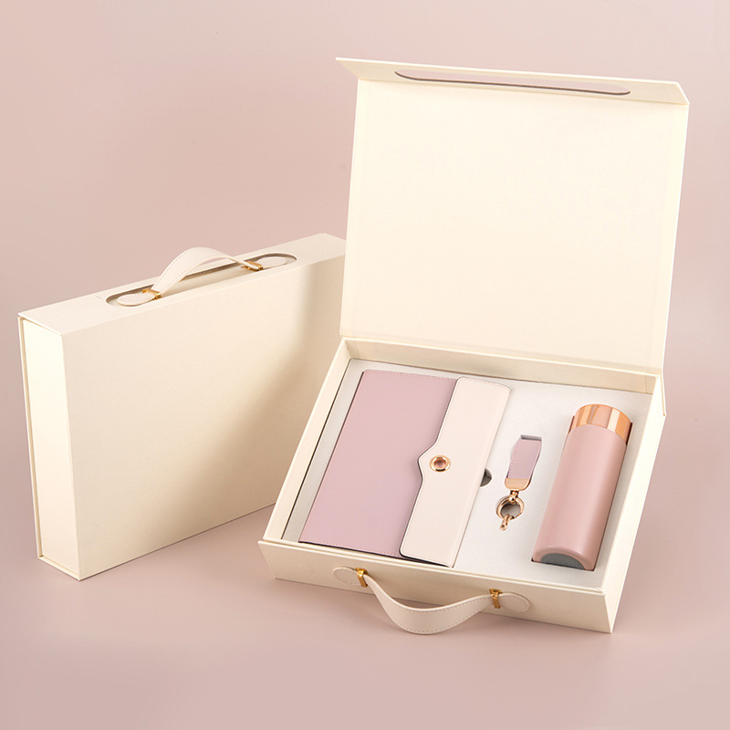 rouge jade 3-piece set-a5 notebook key chain thermos cup