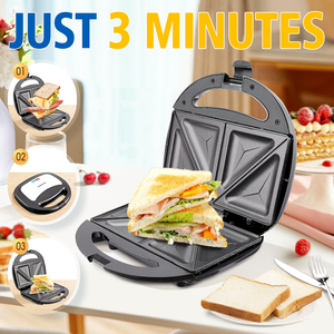JAMAKY Offre Spéciale OEM Mini machine à <span class=keywords><strong>sandwich</strong></span> professionnelle Machine à <span class=keywords><strong>sandwich</strong></span> électrique antiadhésive à deux tranches de pain grillé au fromage Machine à <span class=keywords><strong>sandwich</strong></span> - Product Image 6