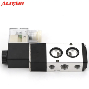 ALITAIR Vanne de commande directionnelle électromagnétique 5/2 5/3 voies 4M, Vanne à commande pneumatique, Vanne à plaque, Prix usine - Product Image 2