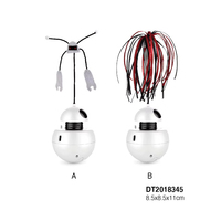 Juguete Robótico 3 en 1 para Mascotas, con Sonido, Láser, Automático, Electrónico, Interactivo, Giratorio para Gatos