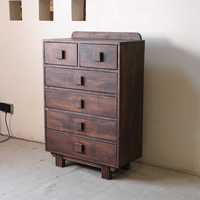 Armoire de rangement chinoise en bois massif à 5+ tiroirs, organisateur de tiroirs moderne pour salon, chambre, bar à domicile, vente en gros de meubles