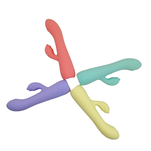 Grosir mainan seks dewasa wanita Mini kelinci <span class=keywords><strong>Vibrator</strong></span> silikon tahan air IPX7 25 frekuensi LED bersinar - Product Image 2