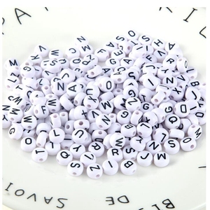 Cuentas de letras acrílicas, cuentas de ilicón EAD con números de corazón, UBE 6 mm For IY eeewelry aking IDS rarafts - Product Image 6
