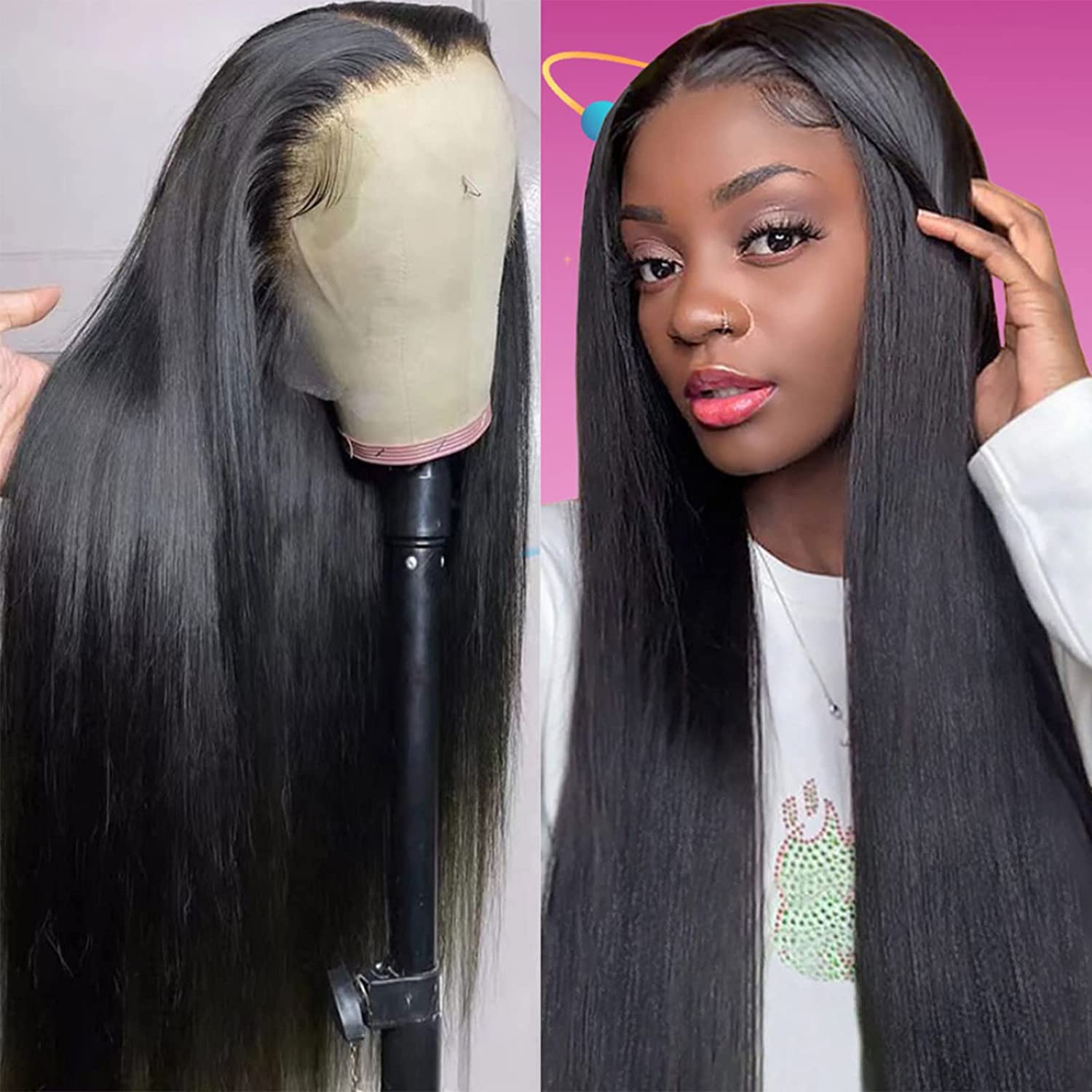 Perruque Lace Front Wig 13*6 lisse