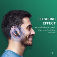 Écouteurs sans fil K55 TWS 5.0 avec audio de jeu à faible latence pour téléphones mobiles, modes mono et stéréo pour le sport
